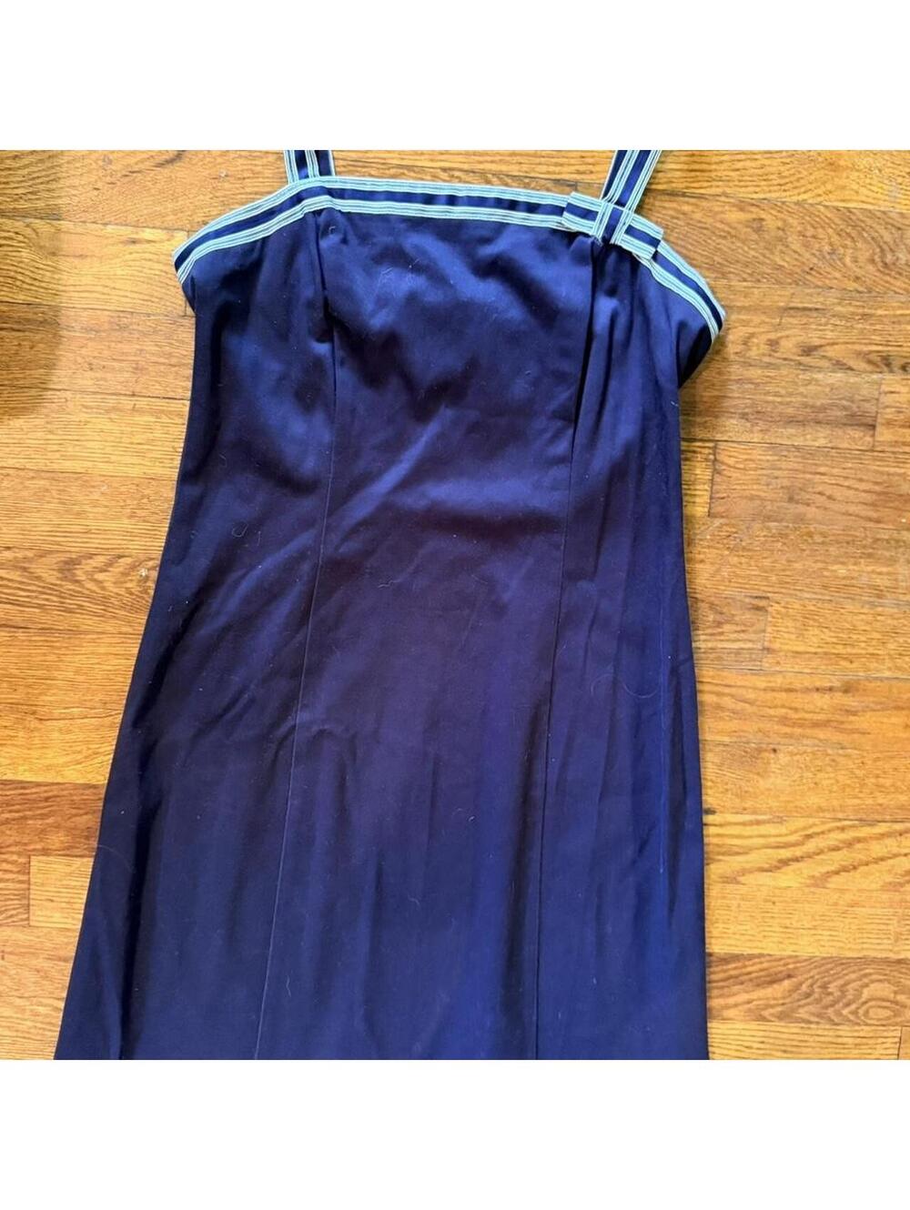 Vintage Ann Taylor Grosgrain Ribbon Mod Dress